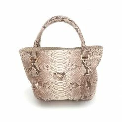 YS Handbags Guloon Gray Python