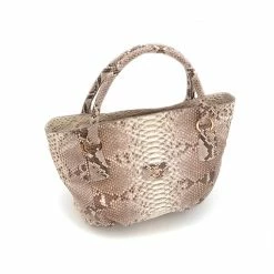 YS Handbags Guloon Gray Python
