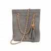 YS Handbags Hamin Gray Suede
