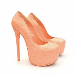 YS Shoes Junna Nude Python