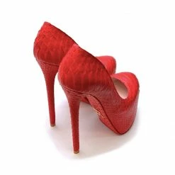 YS Shoes Junna Red Python