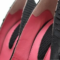 YS Shoes Kalesia Black Python