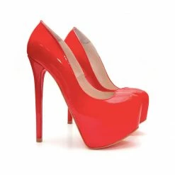 YS Shoes Kalinda Red Patent