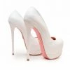 YS Kalinda White Python Shoes