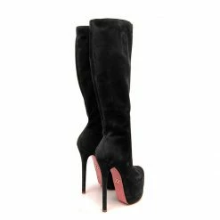 YS Boots Karina Black Suede