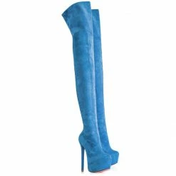 YS Boots Kharim Blue Suede
