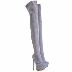 YS Boots Kharim Gray Suede