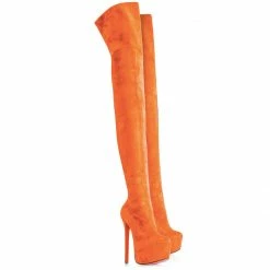 YS Boots Kharim Orange Suede