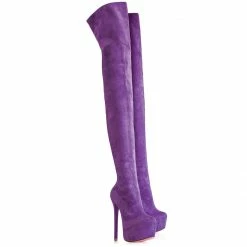 YS Boots Kharim Purple Suede
