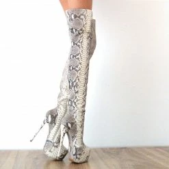 YS Boots Latido Gray Python