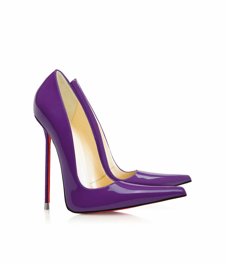 Vicenzo Rossi Shoes Manx Purple Patent
