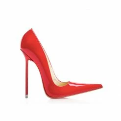 Vicenzo Rossi Manx Red Patent Shoes