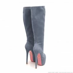 YS Boots Narco Gray Suede