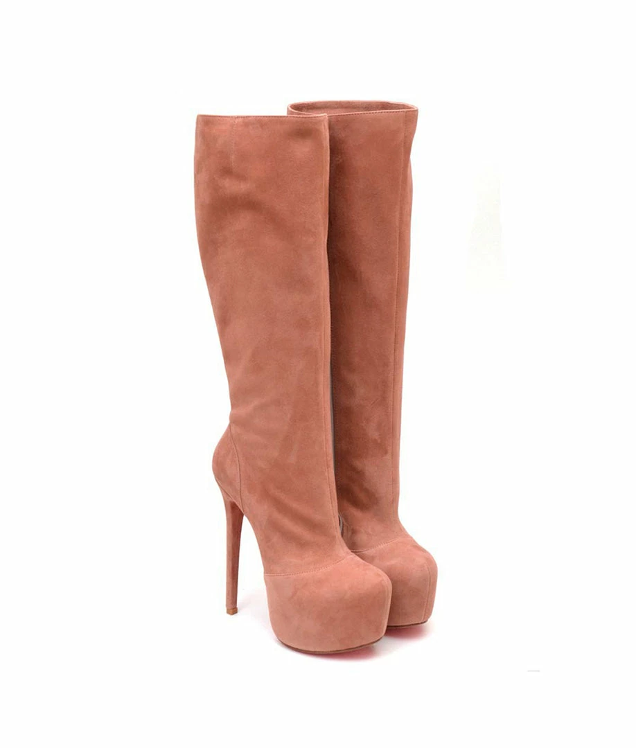 YS Boots Narco Nude Suede