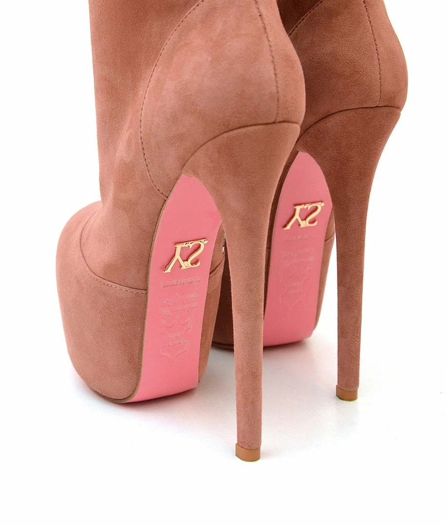 YS Boots Narco Nude Suede