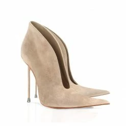 Vicenzo Rossi Boots Nukha Beige Suede