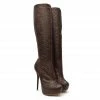 YS Boots Okea Brown Python