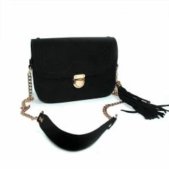 YS Handbags Osalus Black Python