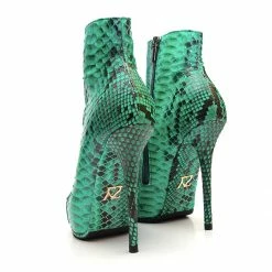 YS Boots Ovalon Green Python
