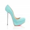 Vicenzo Rossi Shoes Oxia Aquamarine Patent