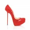 Vicenzo Rossi Oxia Red Patent Shoes