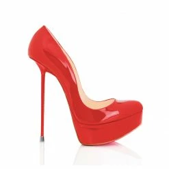 Vicenzo Rossi Oxia Red Patent Shoes