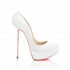 Vicenzo Rossi Oxia White Patent Shoes