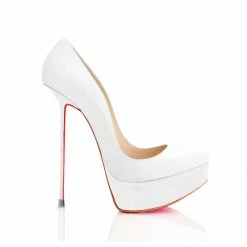 Vicenzo Rossi Oxia White Patent Shoes