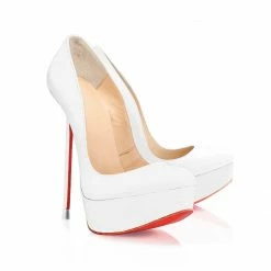 Vicenzo Rossi Oxia White Patent Shoes