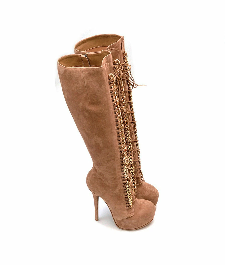 YS Boots Salvius Nude Suede