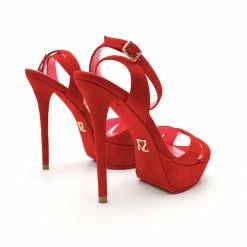 YS Sando Red Suede Shoes