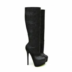 YS Boots Shuara Black Python