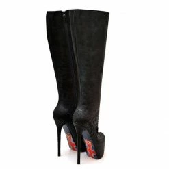 YS Boots Shuara Black Python