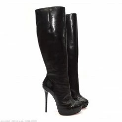 YS Boots Simuna Black Python