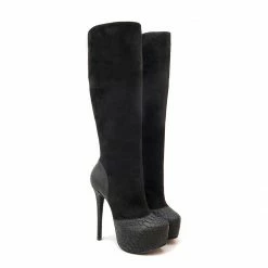 YS Boots Simuna Black Suede