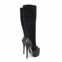 YS Boots Simuna Black Suede