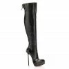 Vicenzo Rossi Boots Sky-high Black