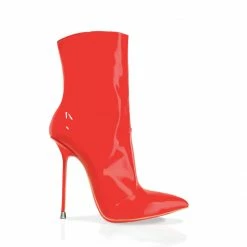 Vicenzo Rossi Boots Suaran Red