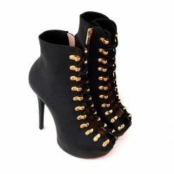 YS Boots Suma Black Suede