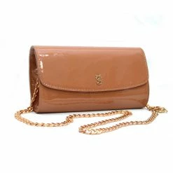 YS Handbags Terion Brown Patent