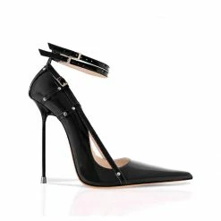 Vicenzo Rossi Shoes Traze Black Patent