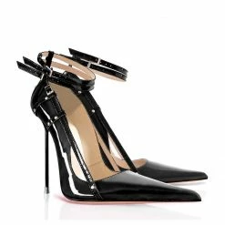Vicenzo Rossi Shoes Traze Black Patent