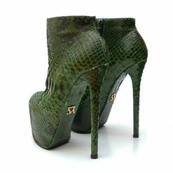 YS Boots Tremol Green Python