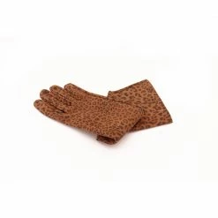 Ada De Angela Gloves Palme Leopard Print