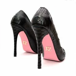 YS Shoes Noa Black Python