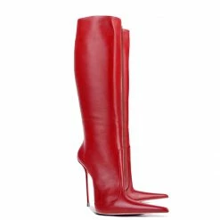 Vicenzo Rossi Boots Ilda Red 125