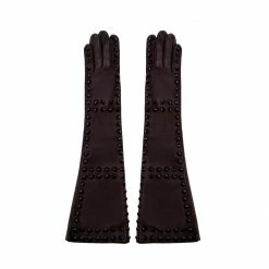 Ada De Angela Gloves Acrux Black Studs 19"