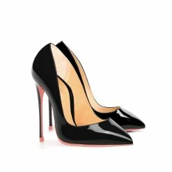 Ada De Angela Alhena Black Patent Shoes