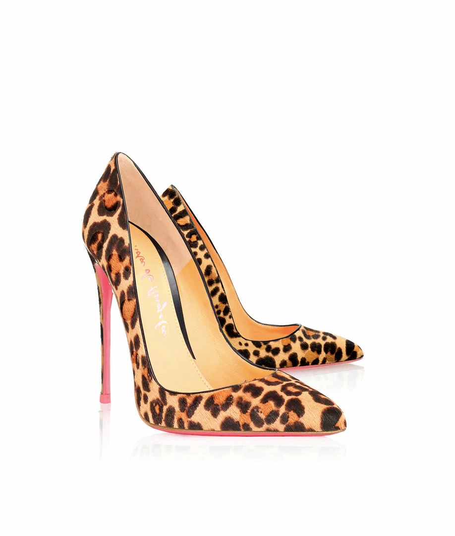 Ada De Angela Shoes Alhena Leopard Fur