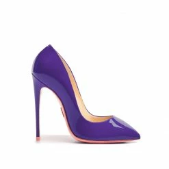Ada De Angela Alhena Purple Patent Shoes